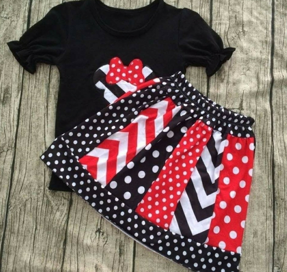 Minnie Top with matching Skirt